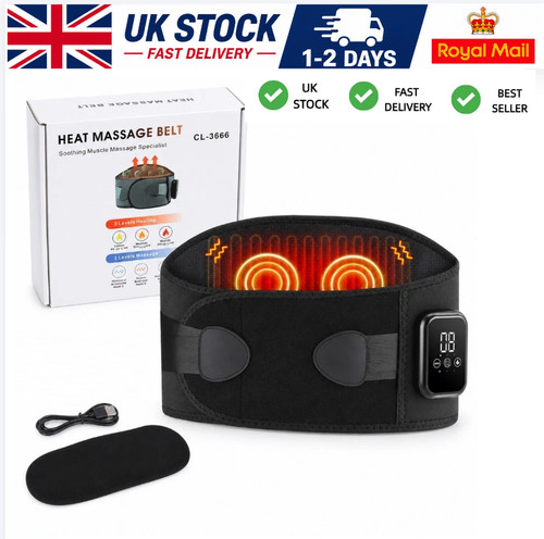 Back massager heated pad deep - massager,