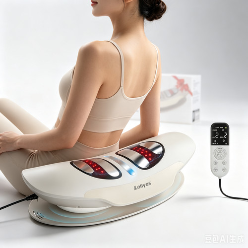 Heated back massager pad deep - heated,