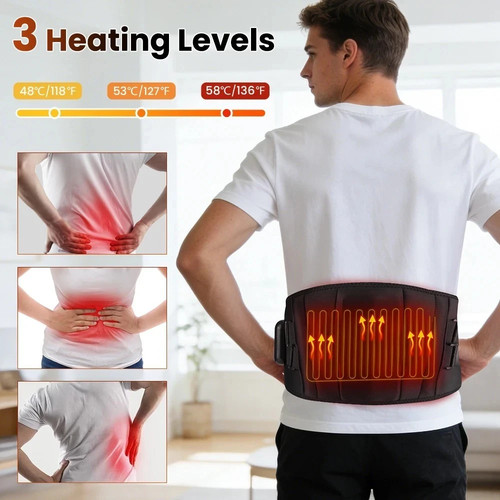Electric heated waist - waist, belt