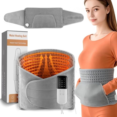 Heating pad waist belt with - belt,