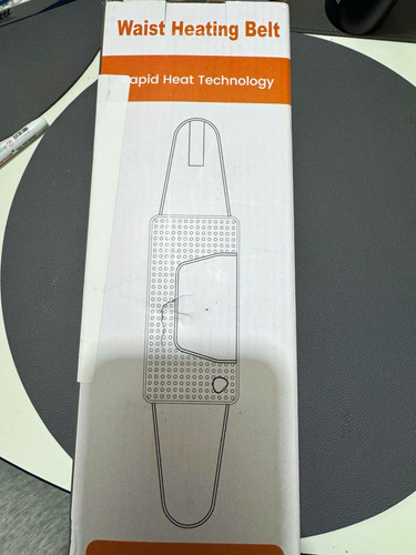 Waist heating belt with - heating,