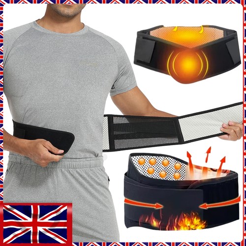 Heated back support belt self - back,