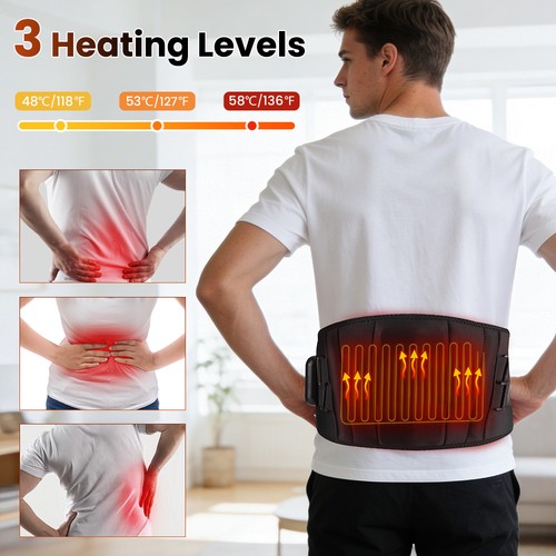 Cordless heated waist - waist, belt